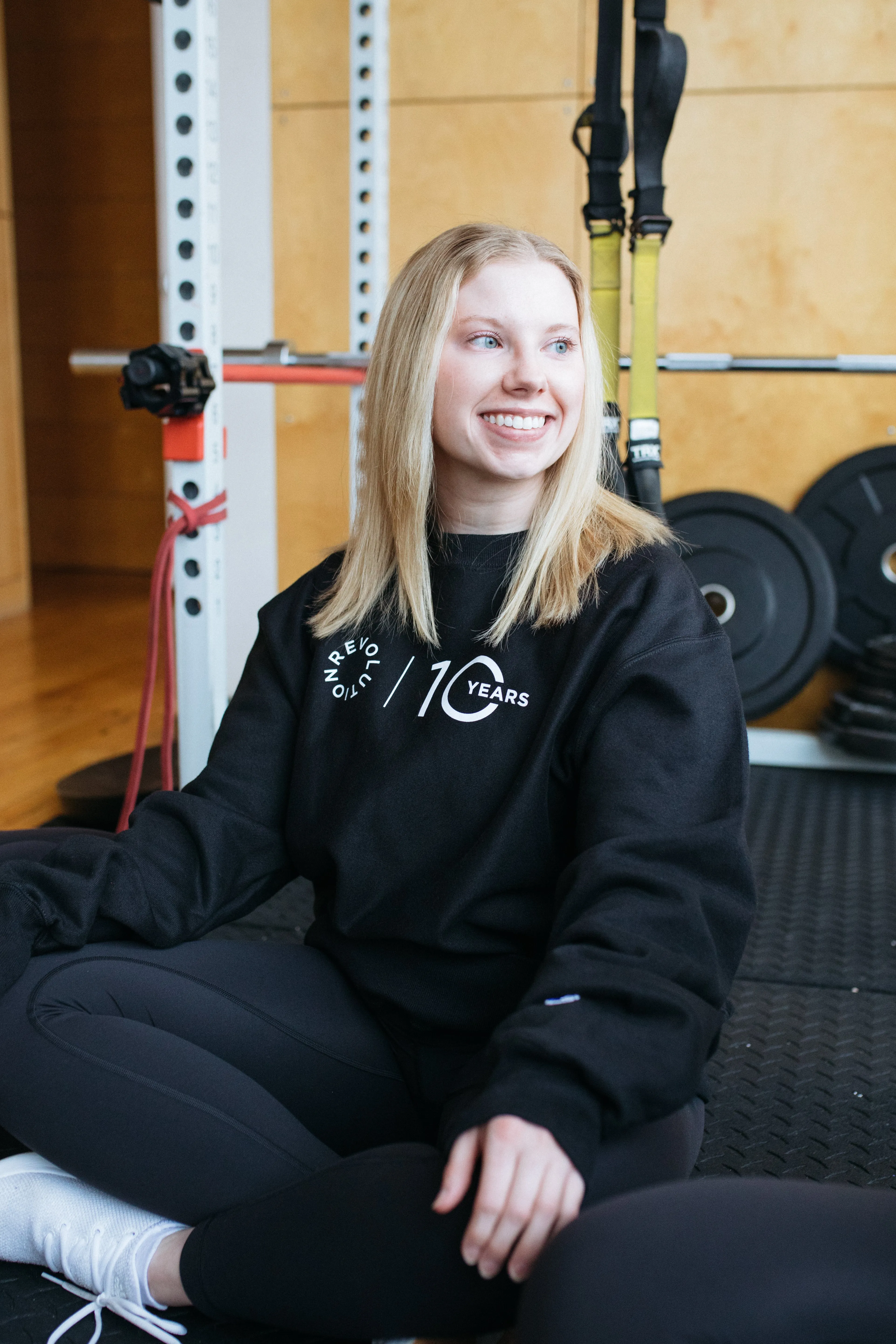 10th Anniversary Buffalo Sweats Harder Champion Crew