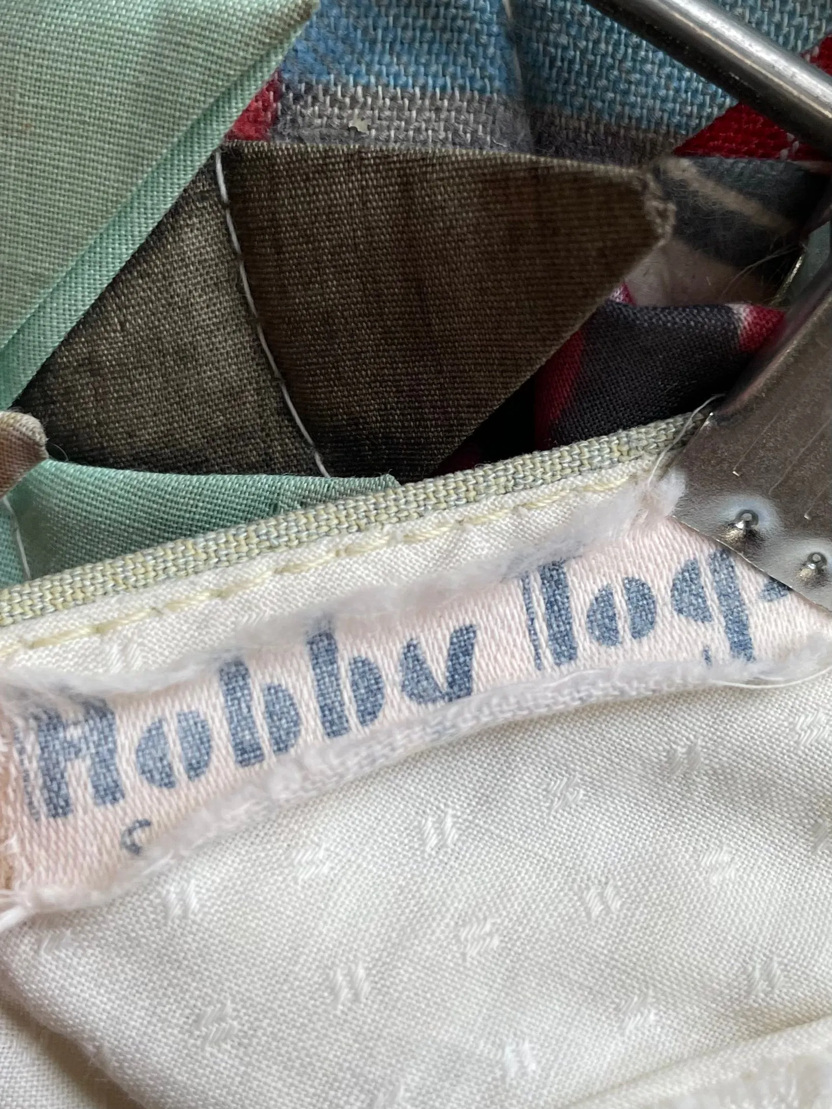 1940s Pale Seafoam Green Side Button 'Hobby Togs Hollywood Sportswear' Gabardine Trousers
