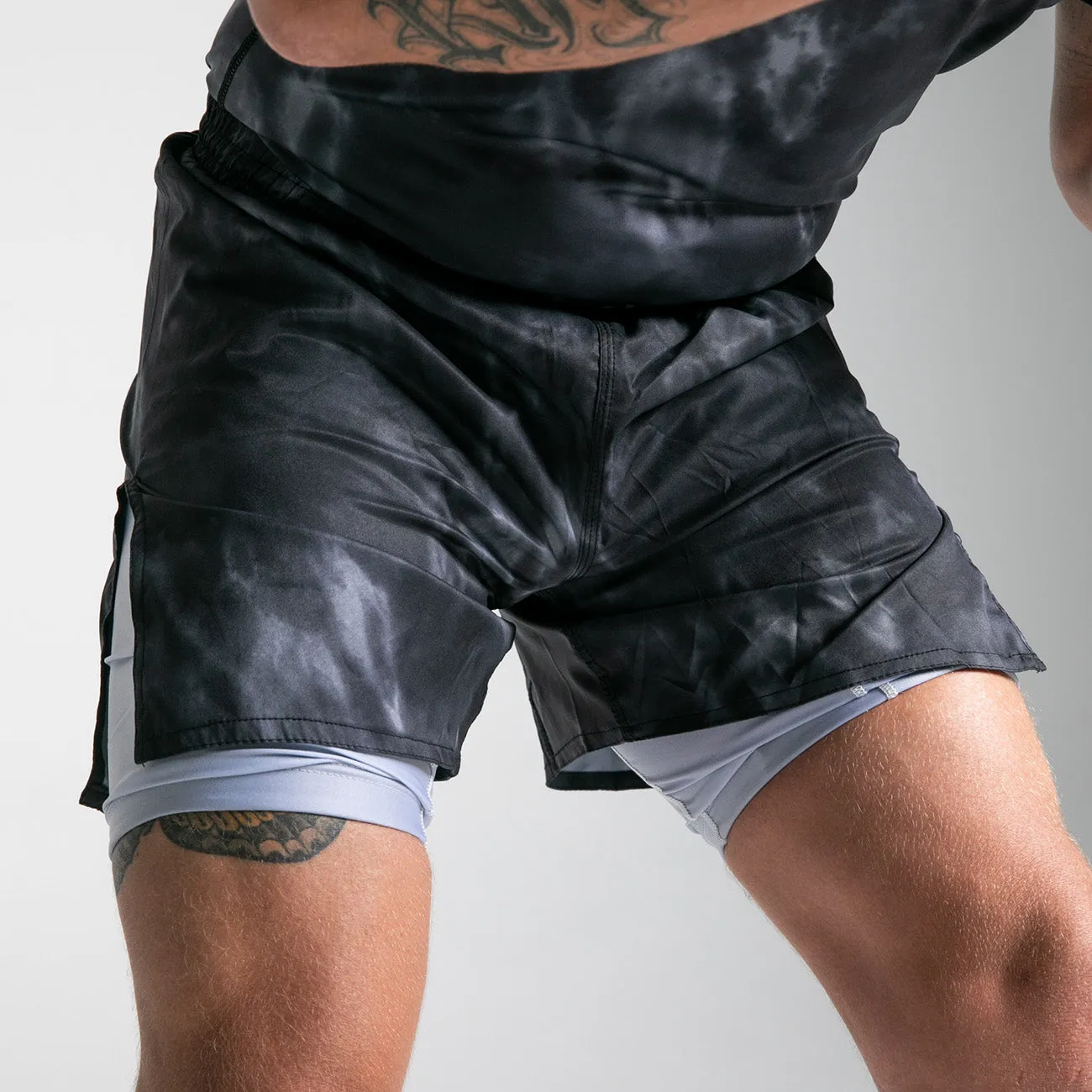 2-in-1 MMA Shorts Smoke - Men