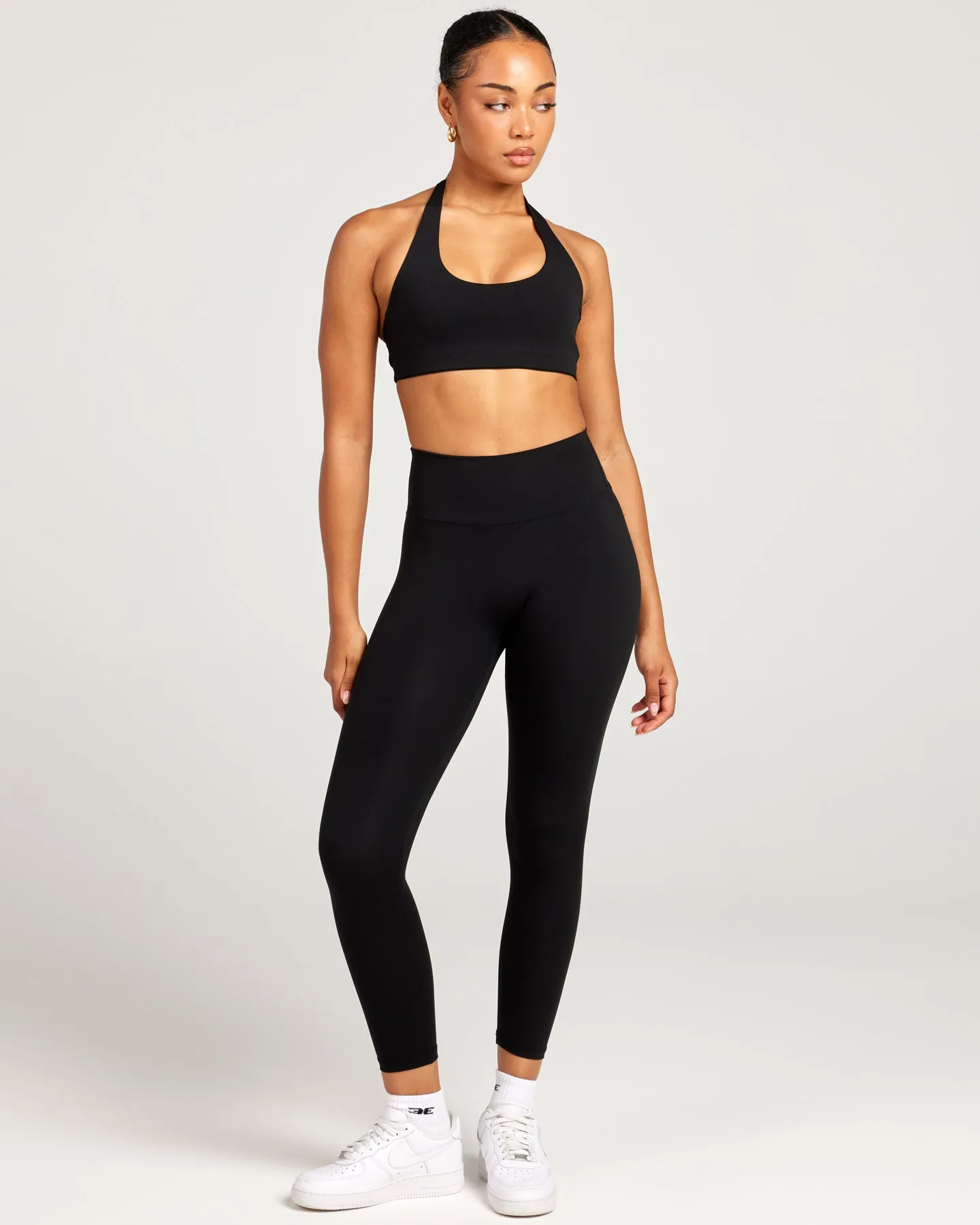 7/8 Invisible Scrunch Leggings - Black