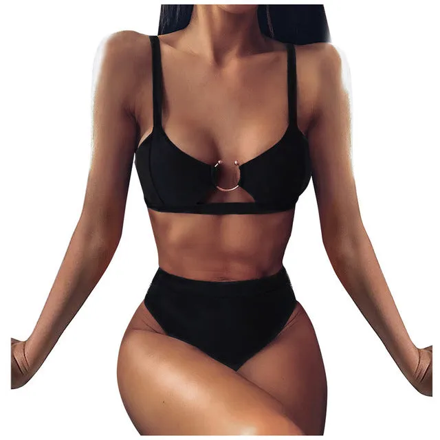 Adria's Animal Print Bikinis