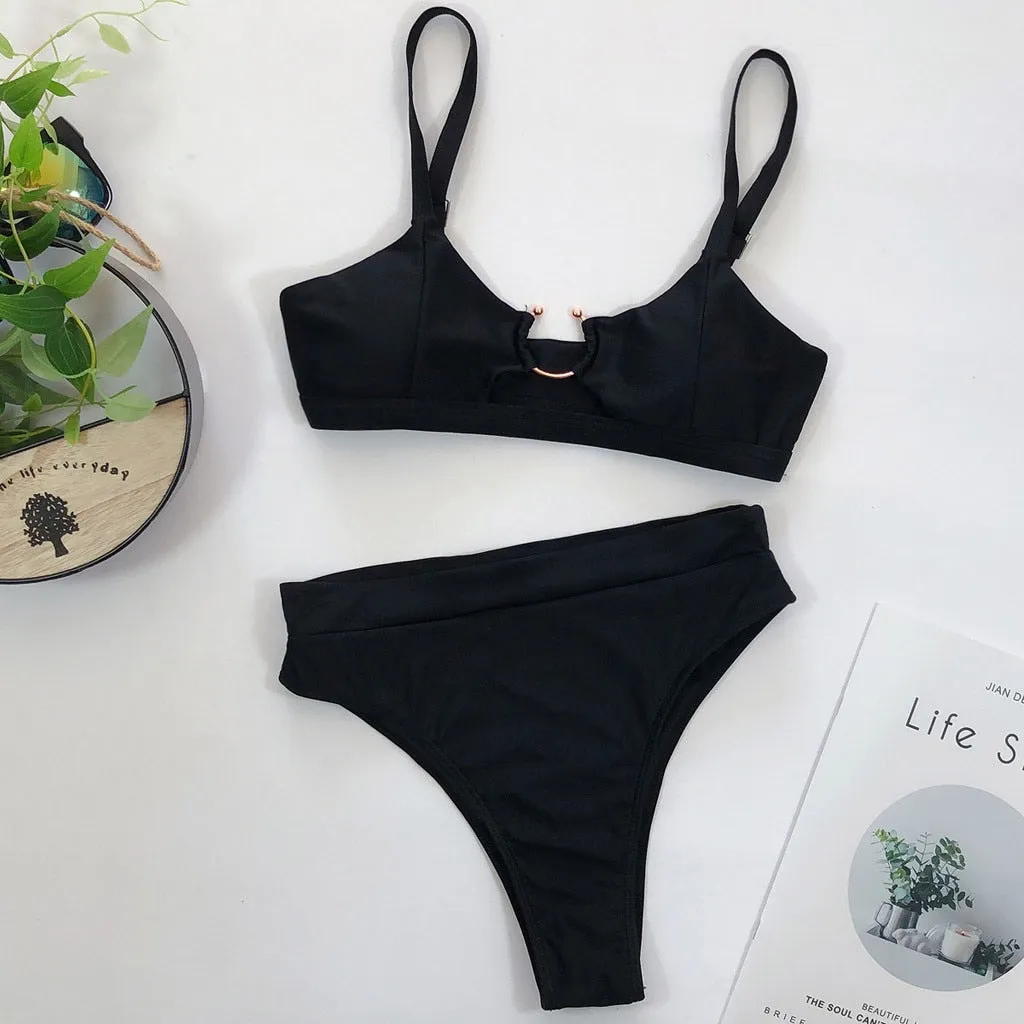 Adria's Animal Print Bikinis