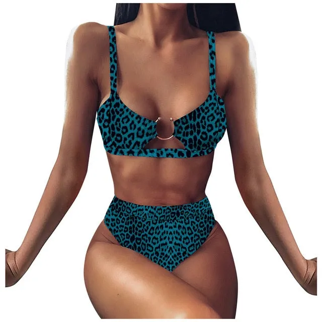 Adria's Animal Print Bikinis