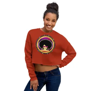 Afro Queen Crop Sweatshirt