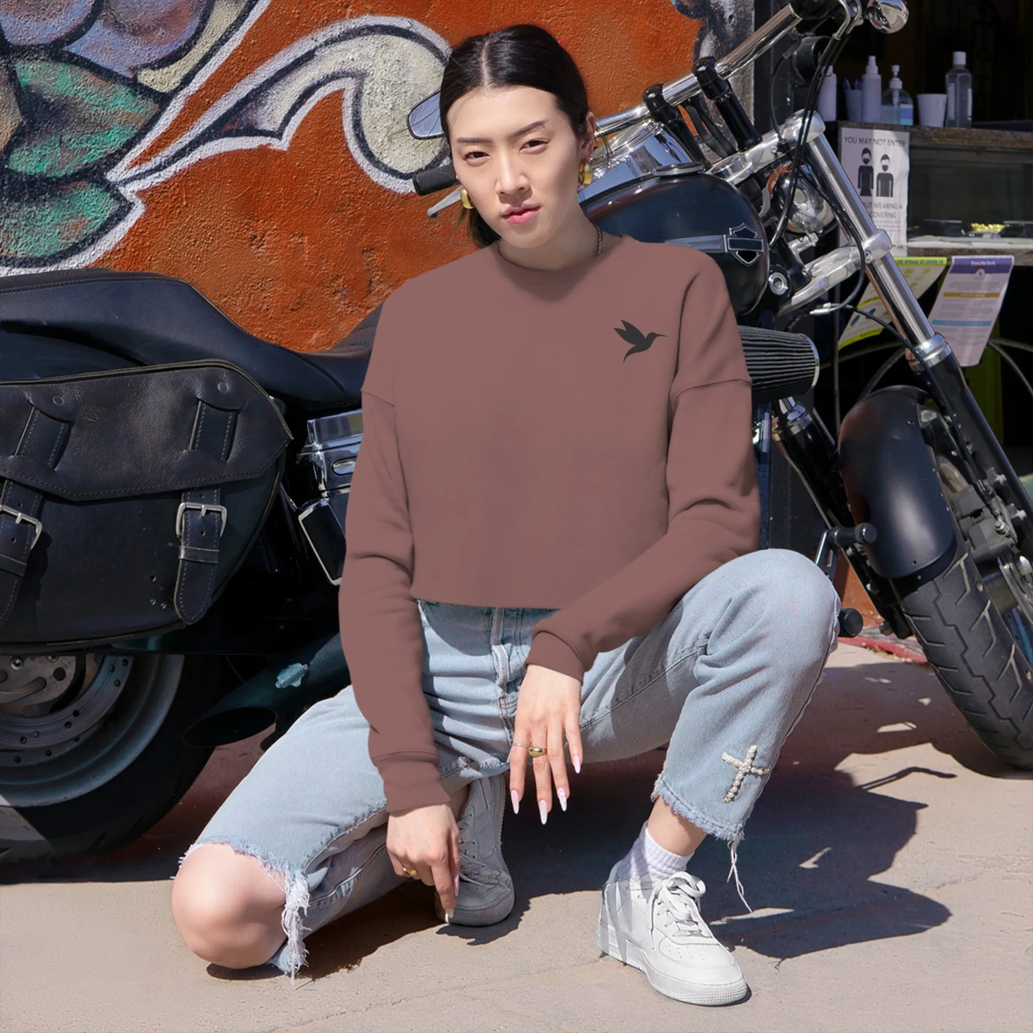 All the Gods Women's Cropped Sweatshirt