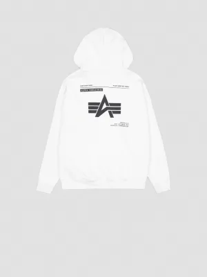 Alpha Industries | Logo BP Hoodie  | 09 white