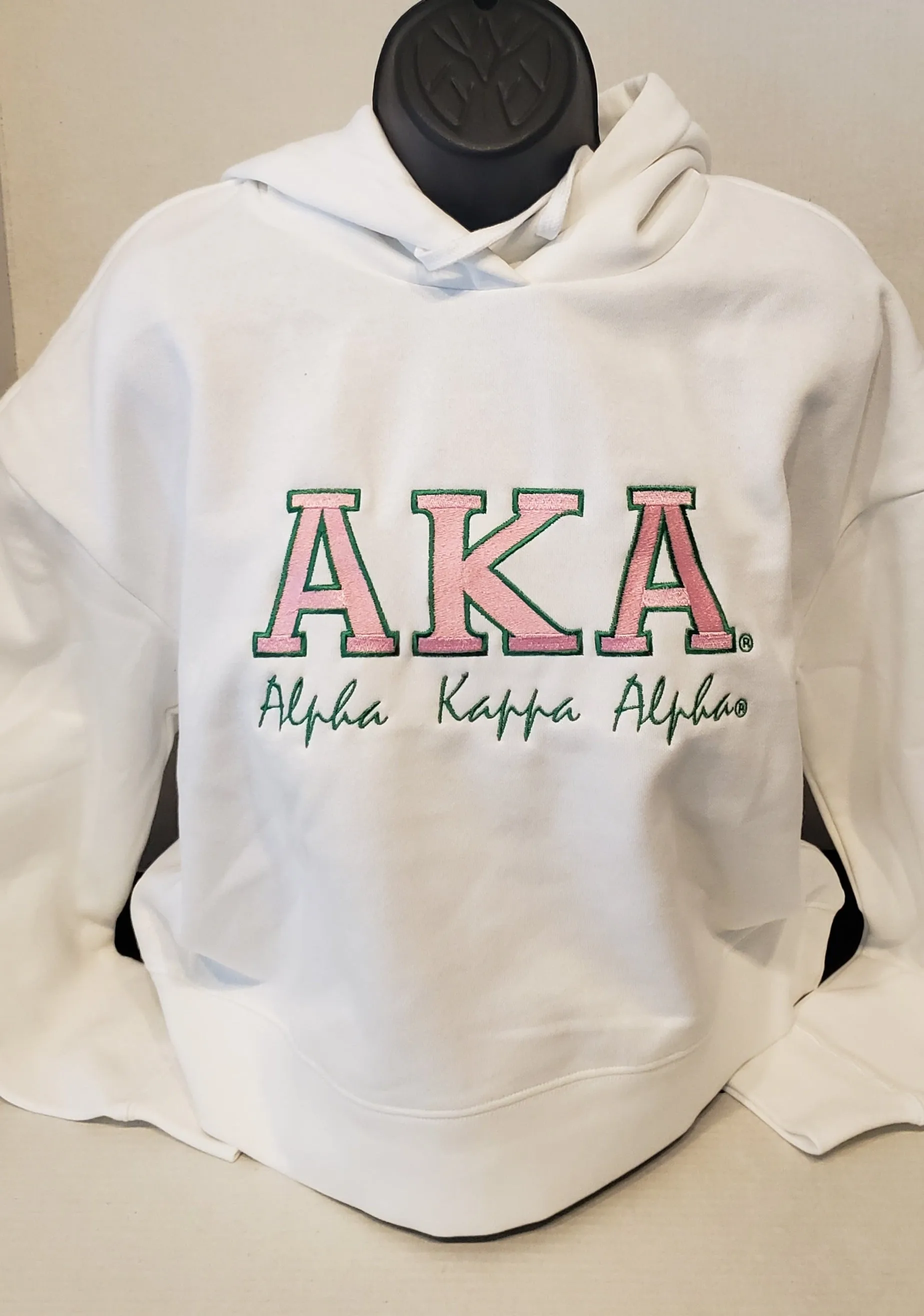 ALPHA KAPPA ALPHA Sport Grey (BOLD CROPPED) Grey Sport Hoodie