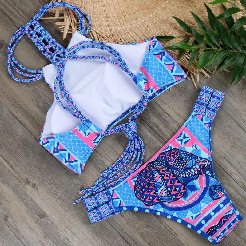 Alyona Crochet High Neck Bikini