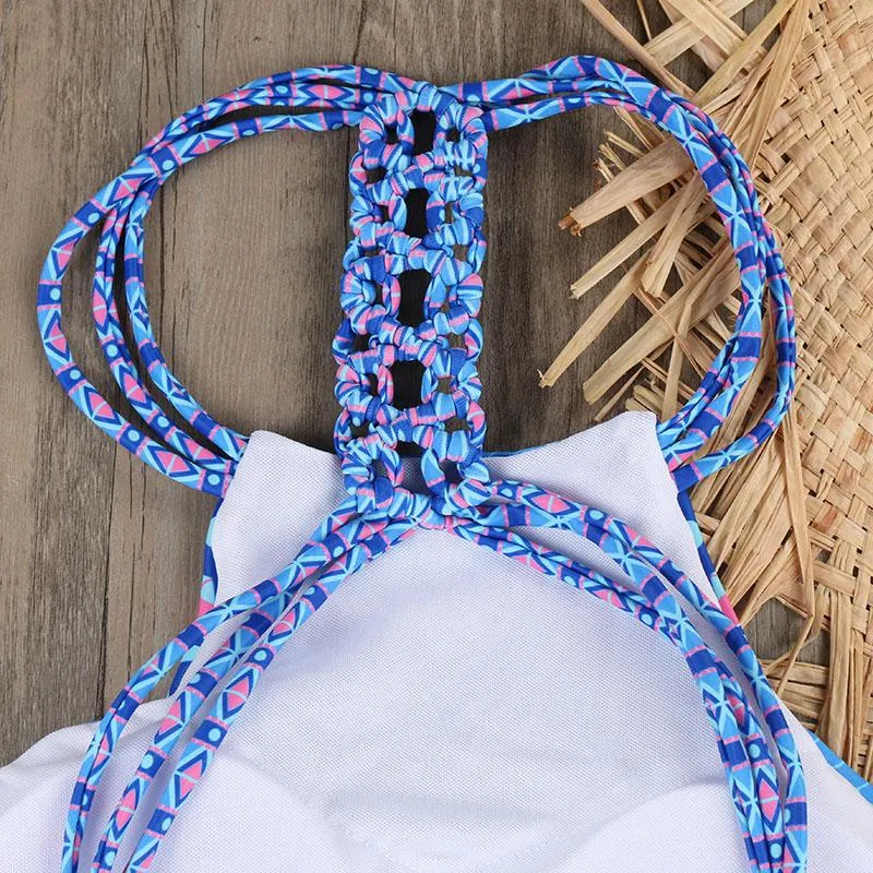Alyona Crochet High Neck Bikini