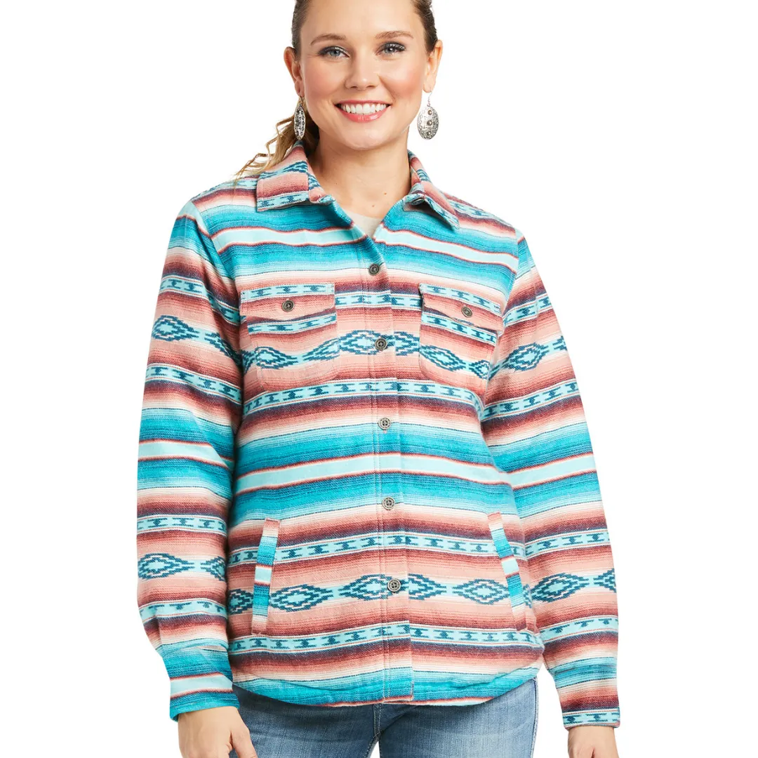 Ariat Womens REAL Shacket- Shirt/Jacket- SERAPE