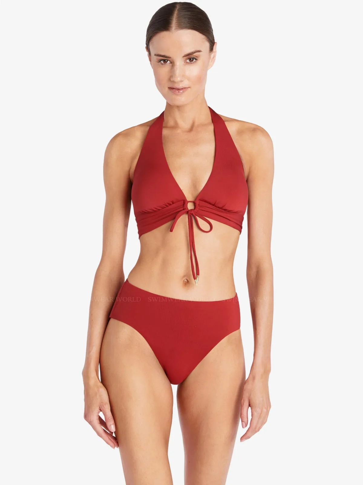 Aubrey Halter-Ava High Waist Bikini ::RET