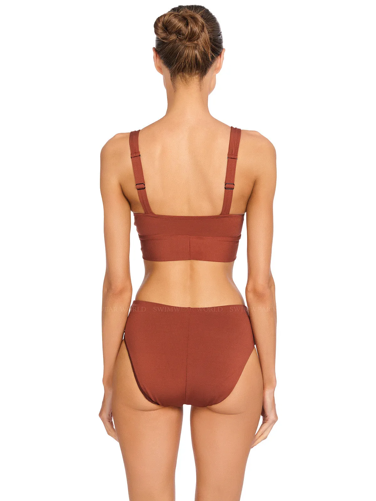 Ava Shoulder-Ava High Waist Bikini ::RET