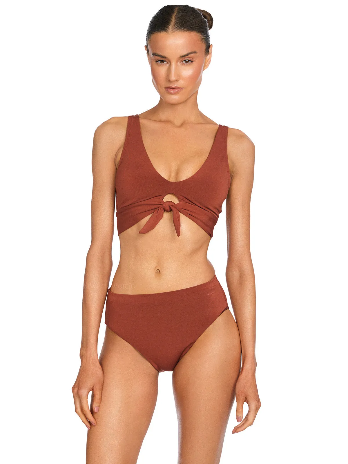 Ava Shoulder-Ava High Waist Bikini ::RET