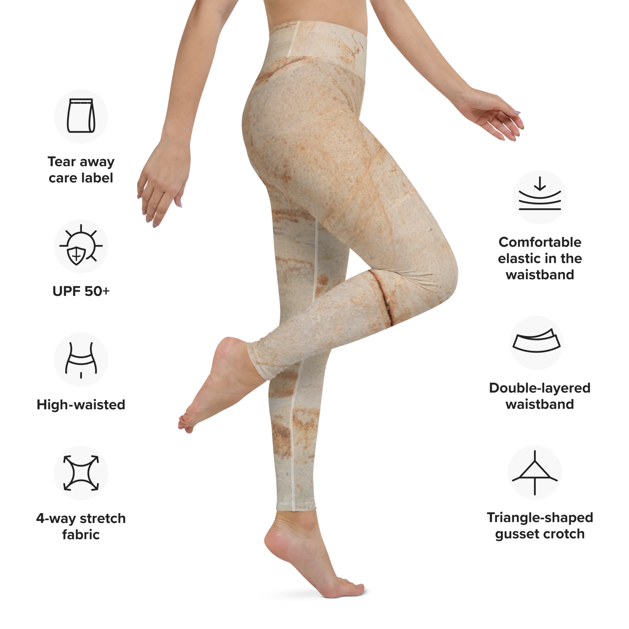 Avery - Beige Legging