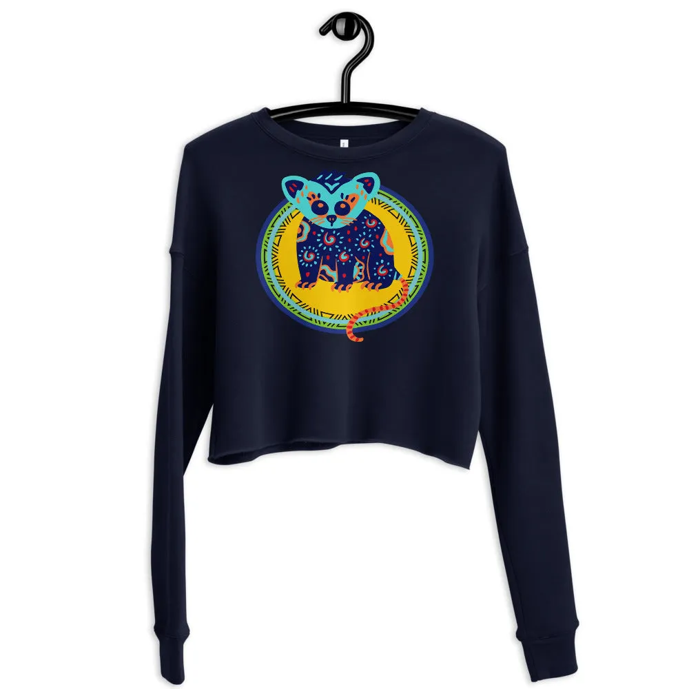 Awesome Possum Crop Sweatshirt