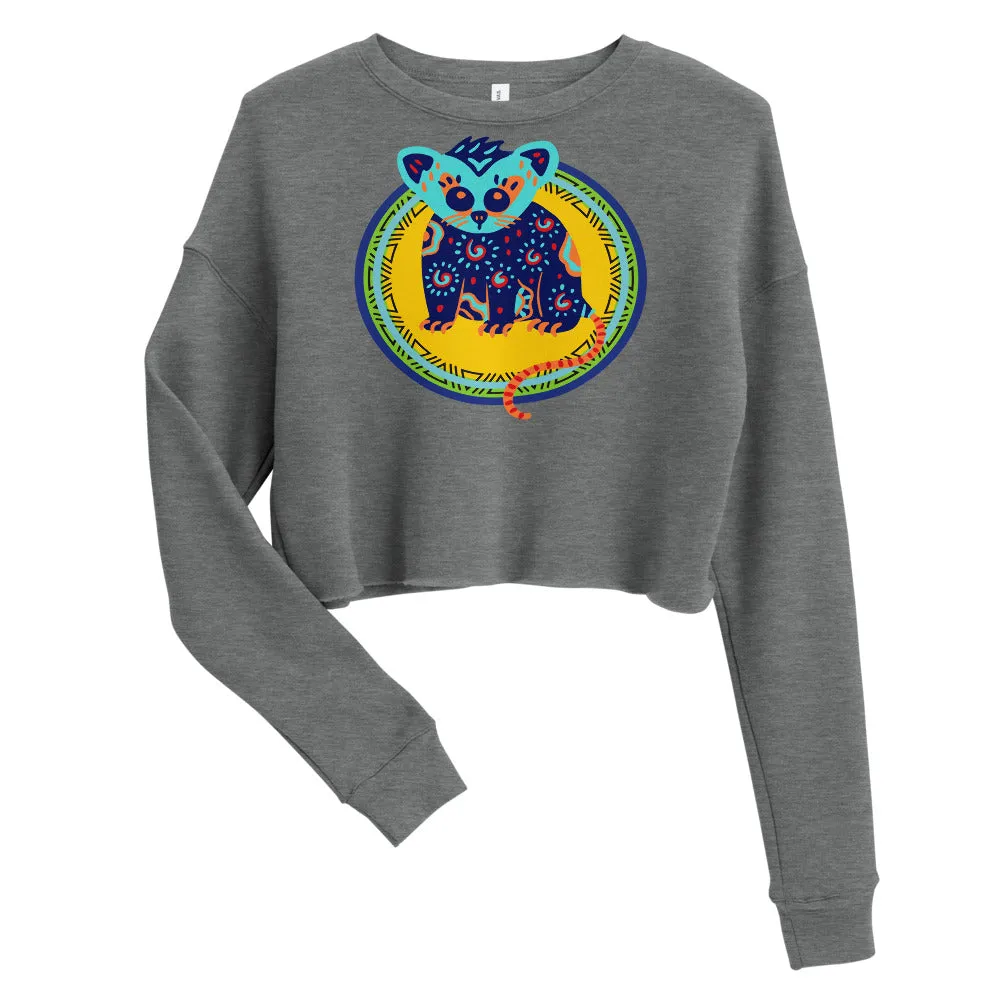 Awesome Possum Crop Sweatshirt