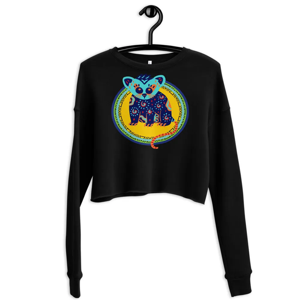 Awesome Possum Crop Sweatshirt