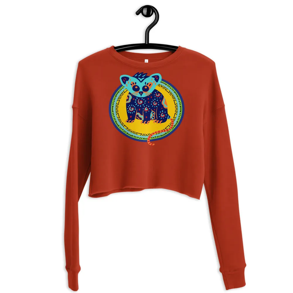 Awesome Possum Crop Sweatshirt