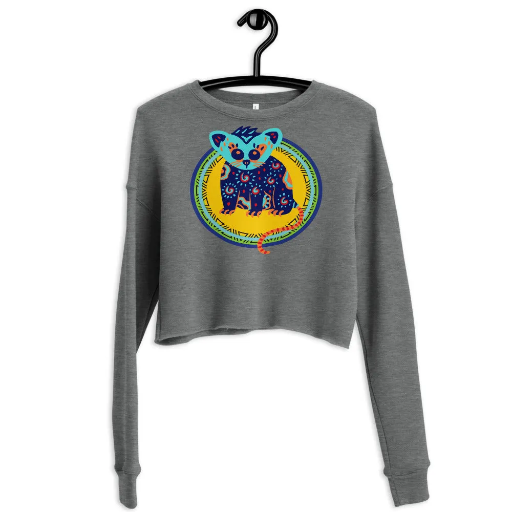 Awesome Possum Crop Sweatshirt