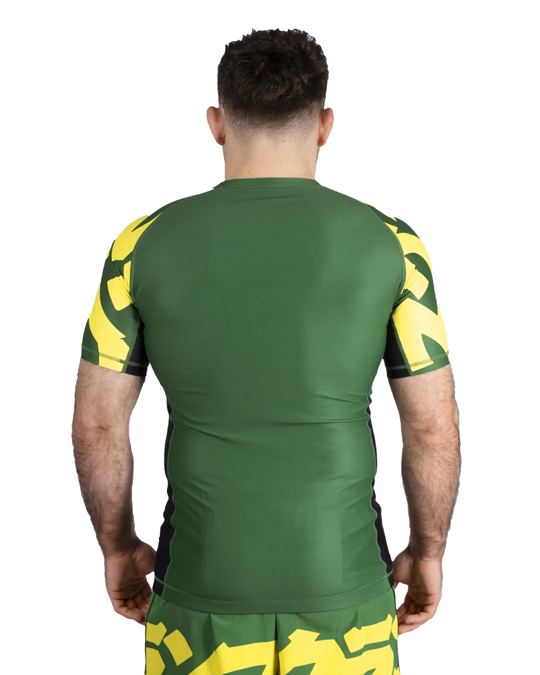 BAKA RASHGUARD - GREEN&GOLD