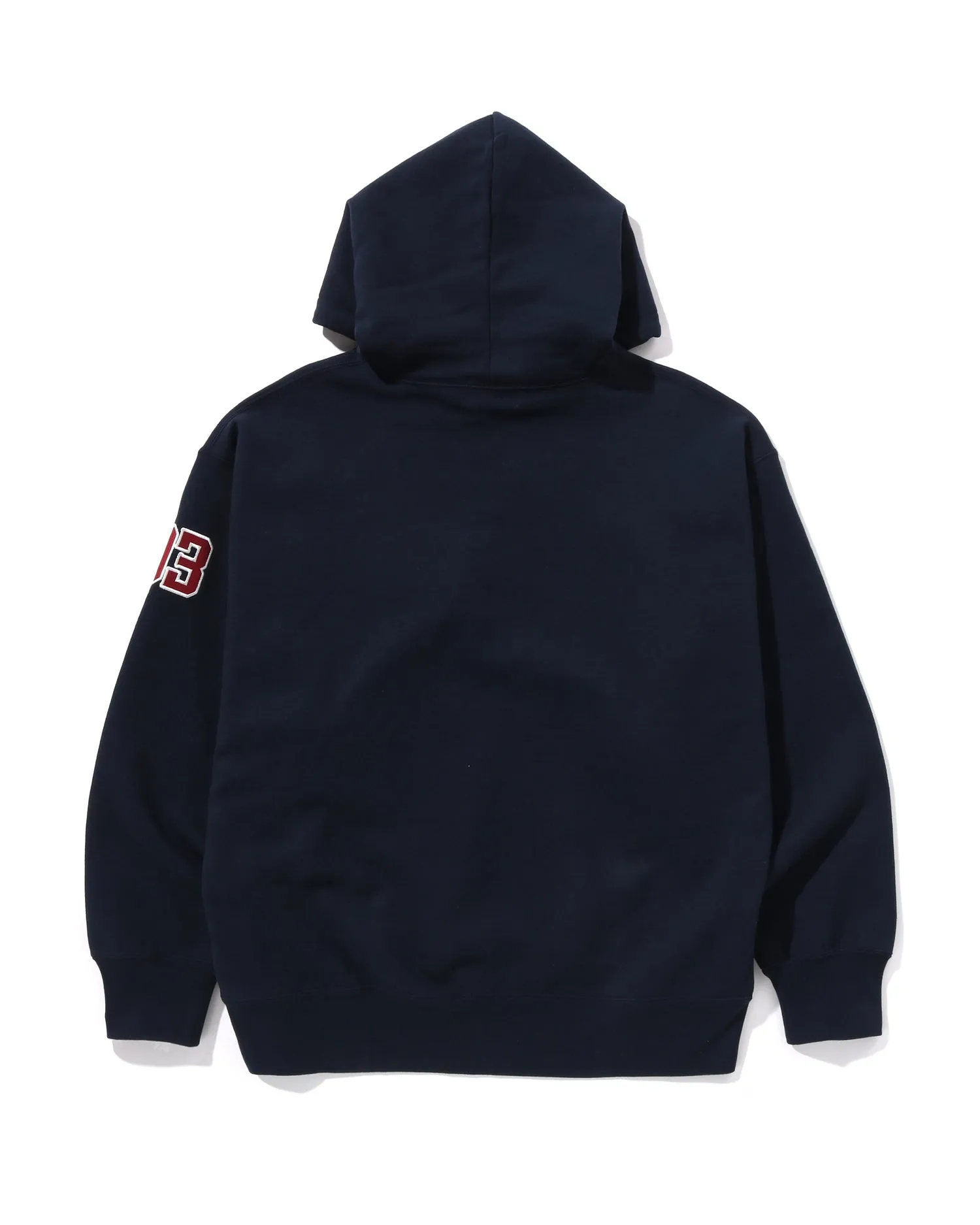 Baseball Logo Relaxed Fit Pullover Hoodie