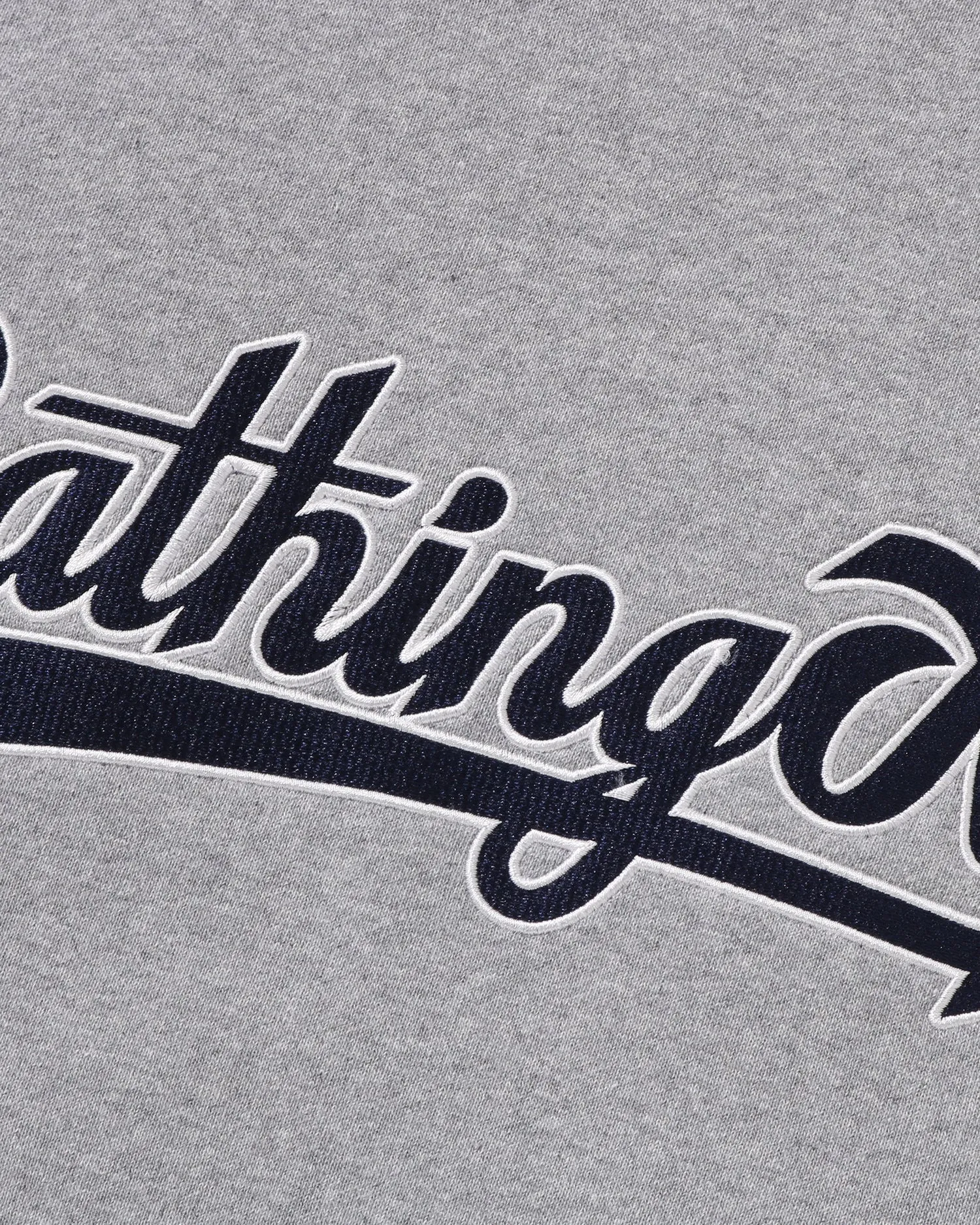 Baseball Logo Relaxed Fit Pullover Hoodie