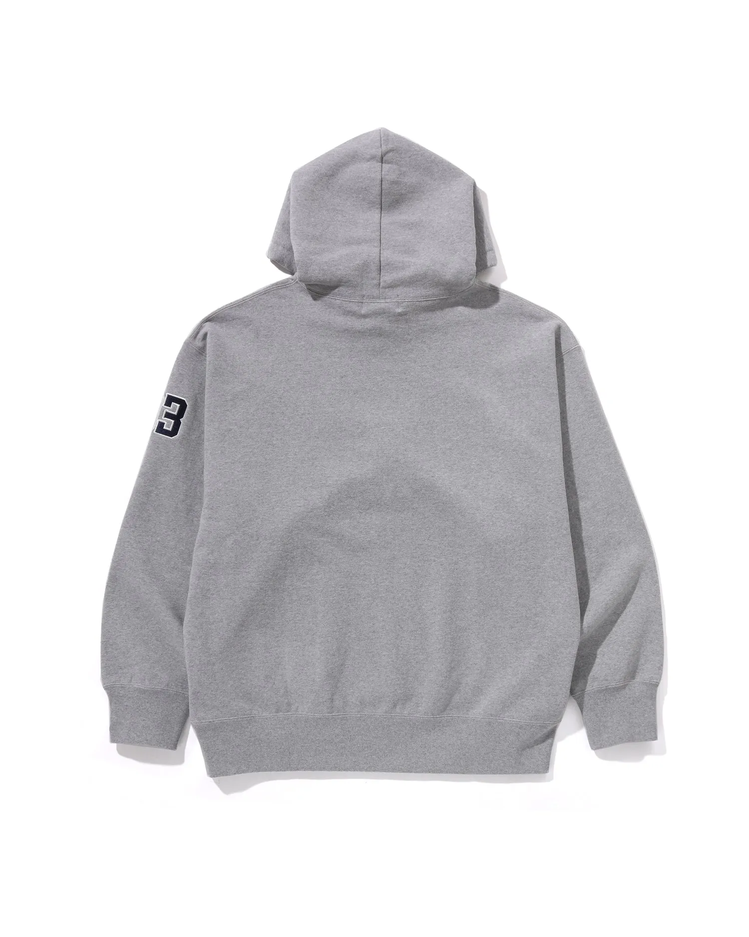 Baseball Logo Relaxed Fit Pullover Hoodie