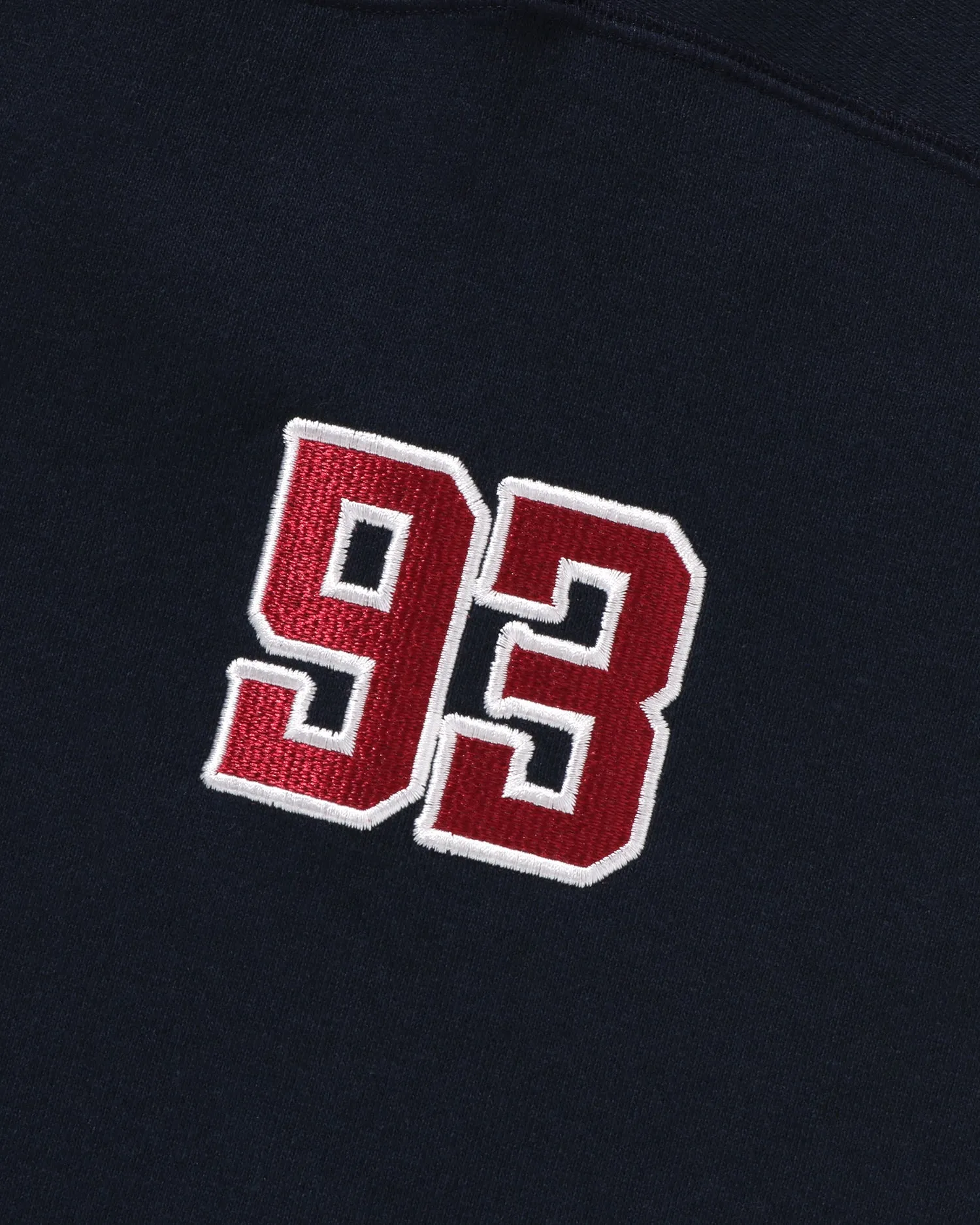 Baseball Logo Relaxed Fit Pullover Hoodie