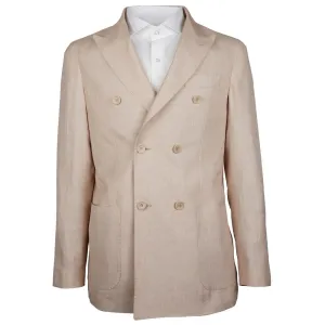 Beige Linen Blazer