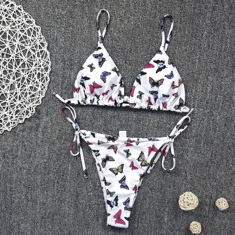 Bikini de Mariposas Triangulo