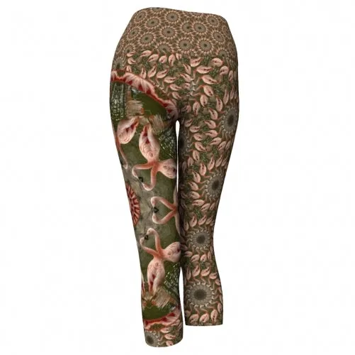 Birds of A Feather - Zoo Yoga Capris