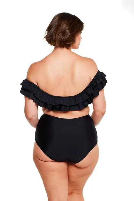 Black High Waisted Bikini Bottoms