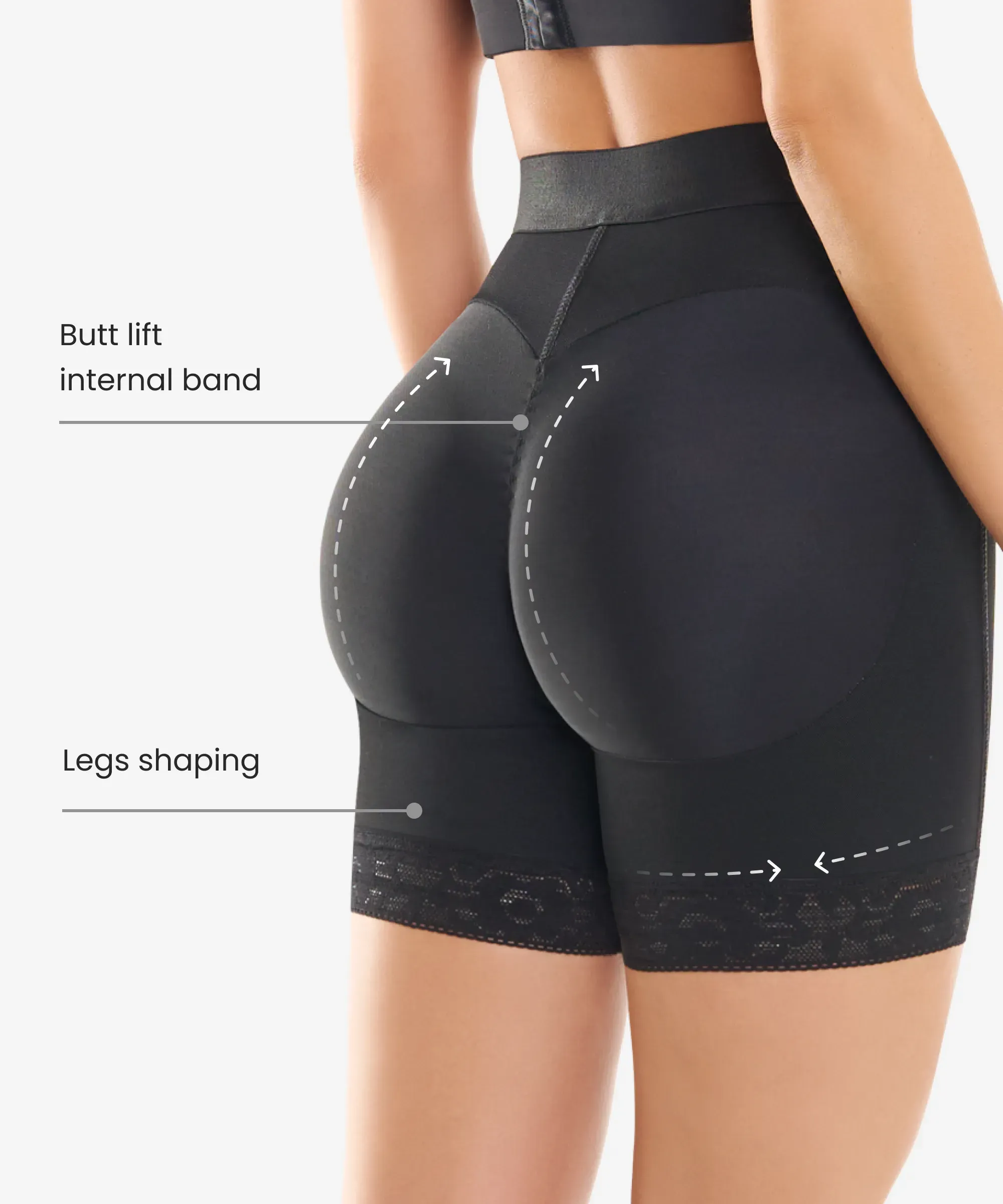Black Hook closure Shorts 3-Pack in style 255