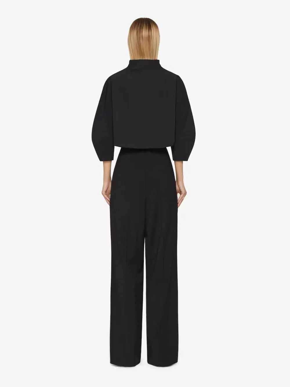 Black Monogram 72 Jacquard Pleated Pants