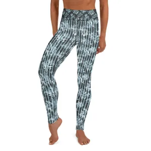 Blue Fleur Denim - Yoga Leggings