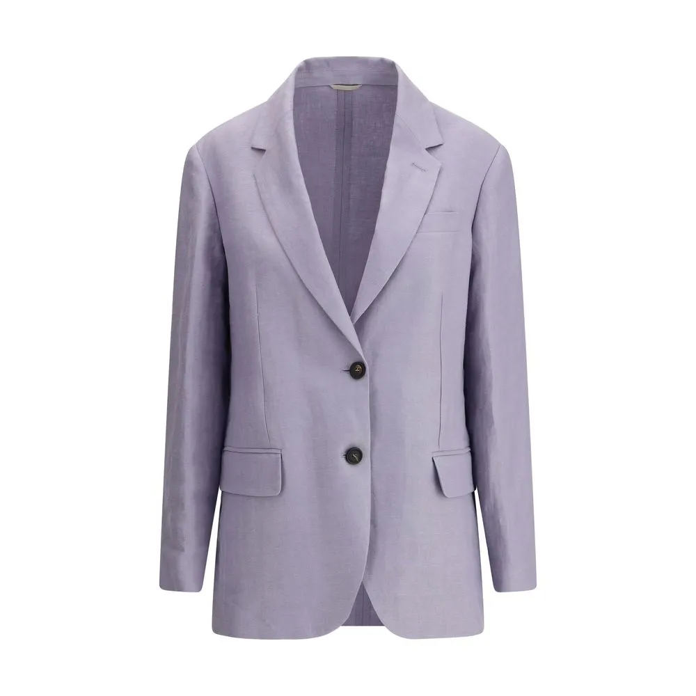 Brunello Cucinelli Hemp Blazer Jacket