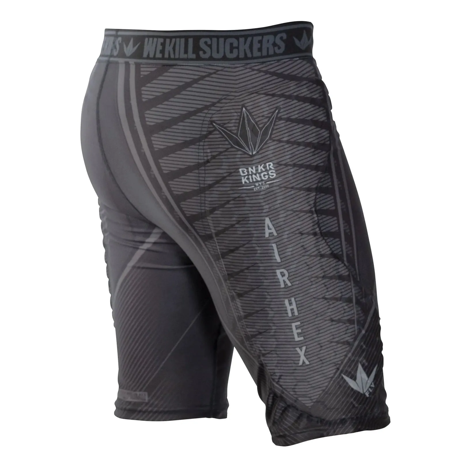 Bunkerkings Fly Compression Shorts - Schwarz