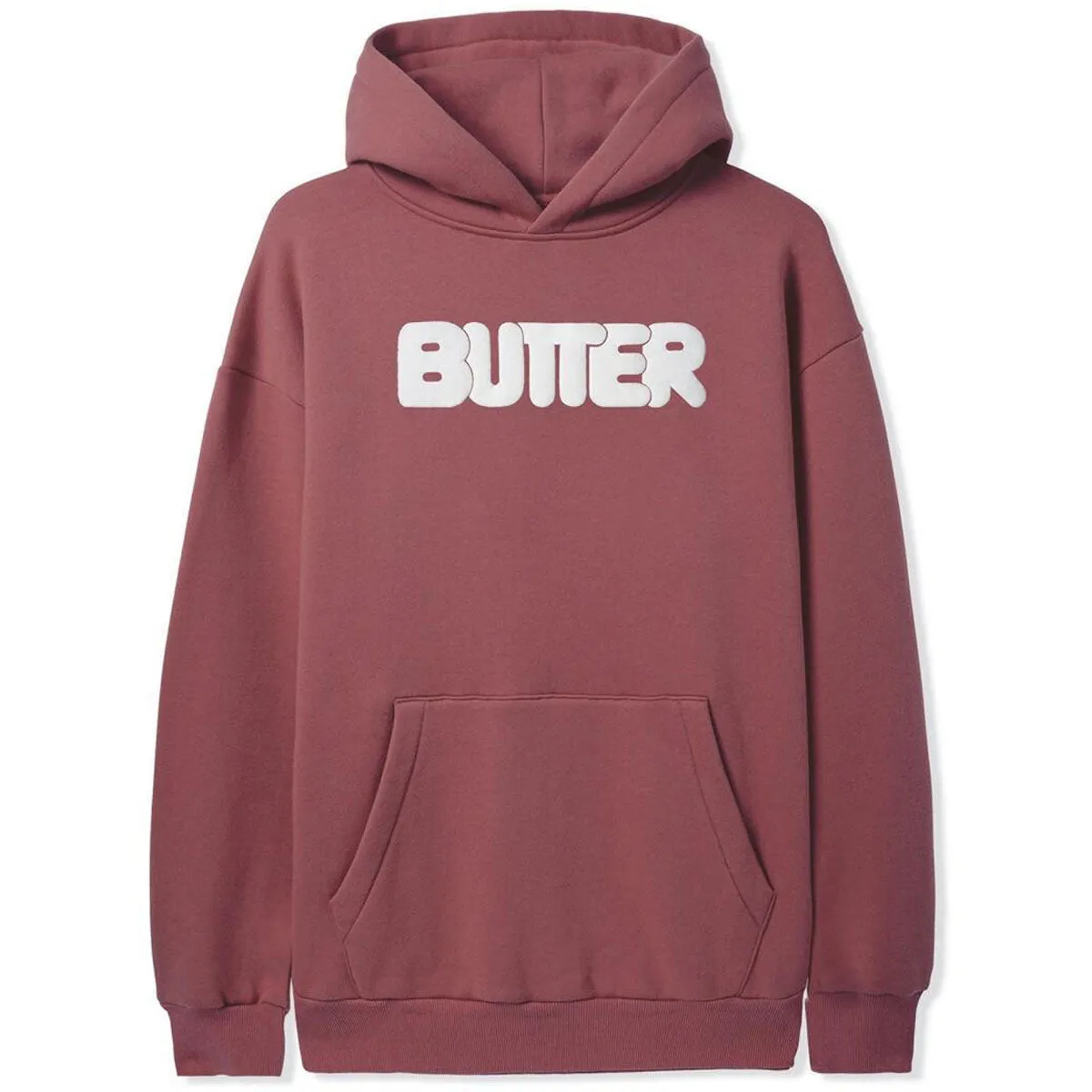 Butter Goods - Rounded Logo Hoodie Rhubarb