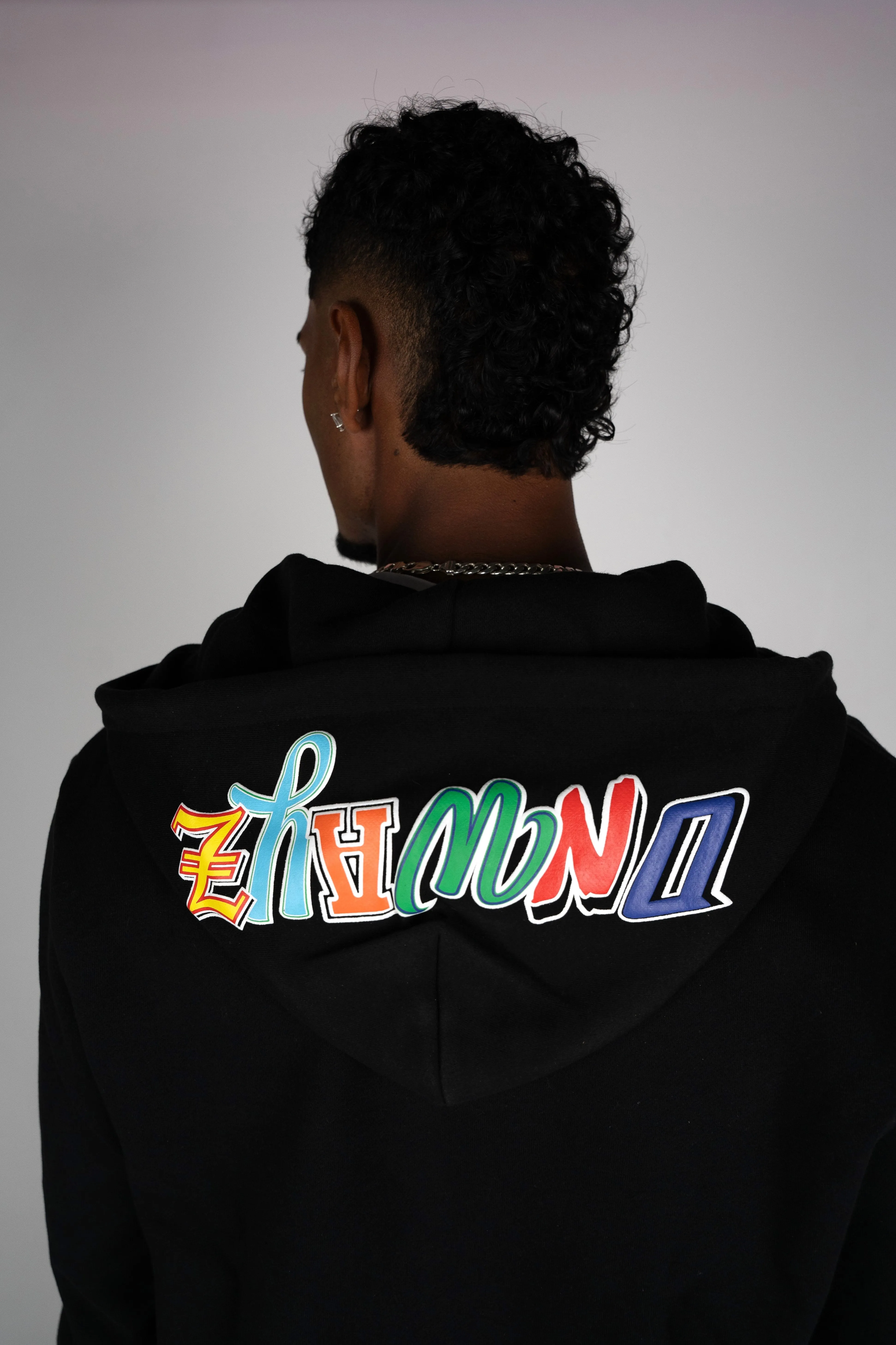 Candy Zip Hoodie - Black