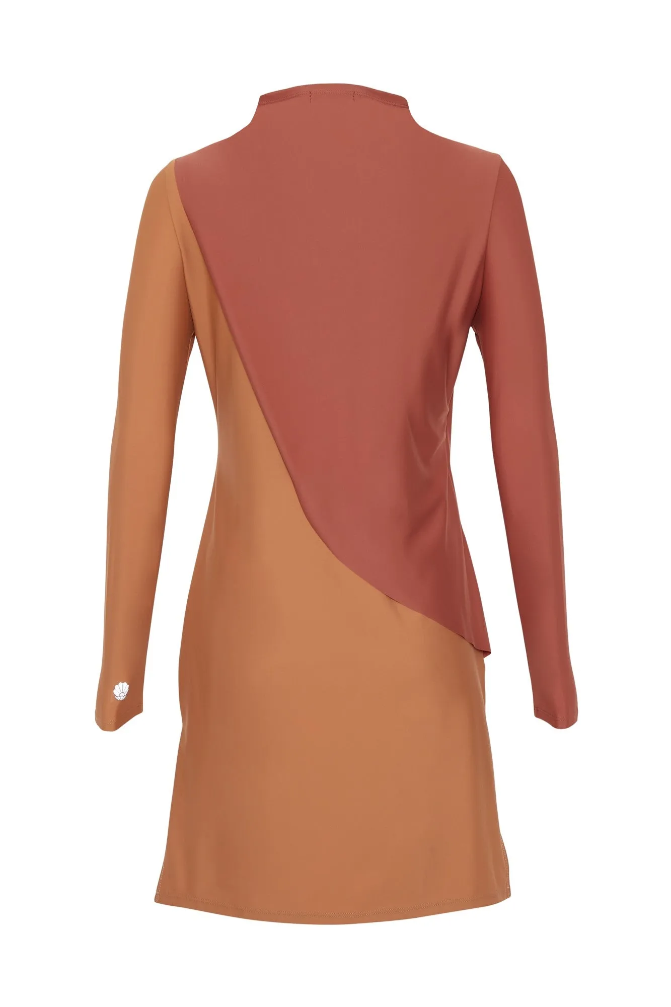 Cape Swim Dress - Clay