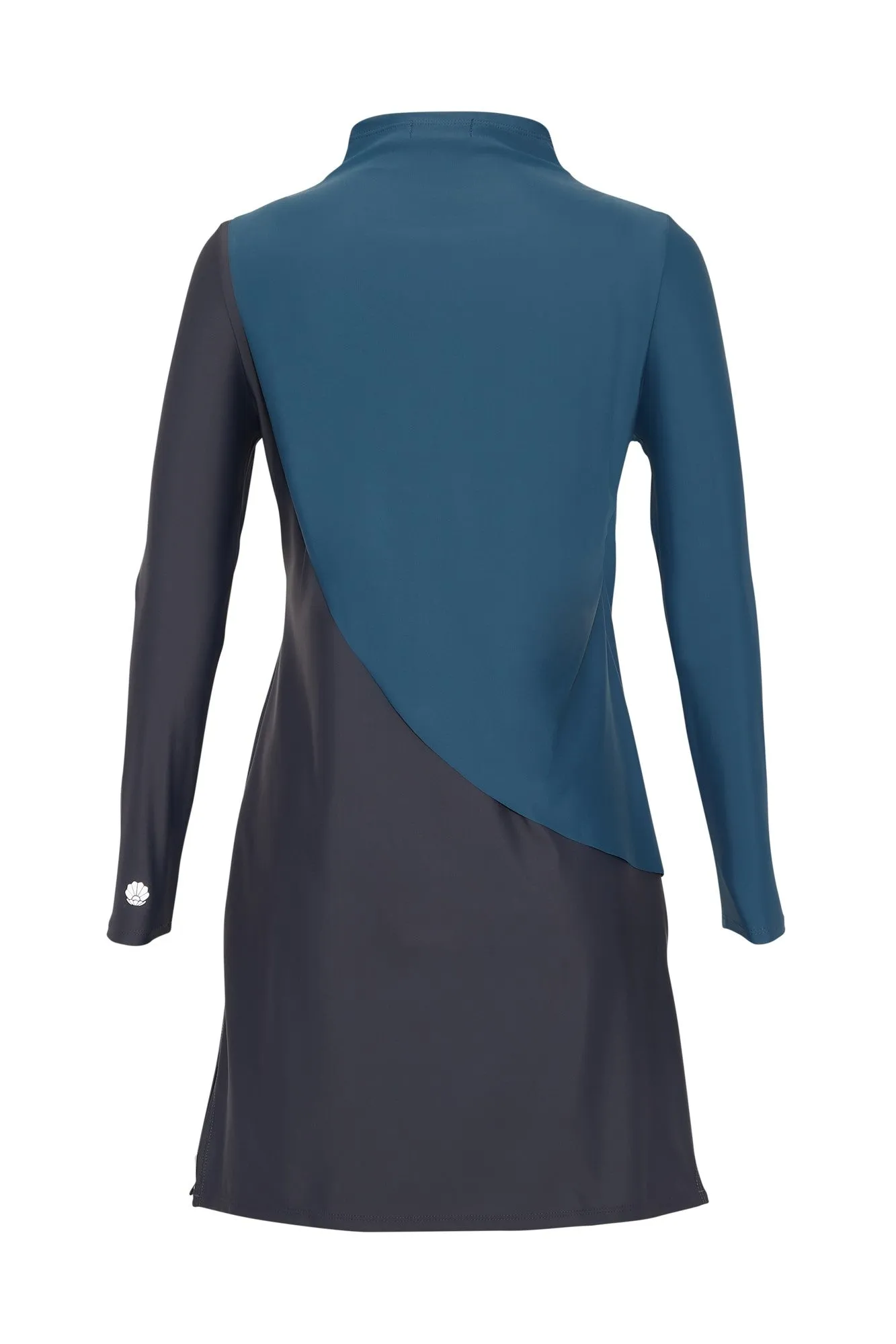 Cape Swim Dress - Wave