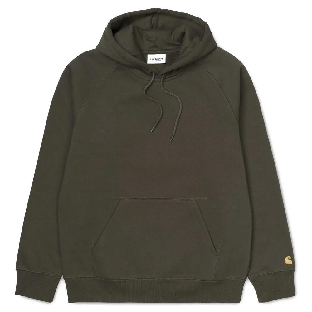 Carhartt Chase Hoodie  - Cypress/Gold