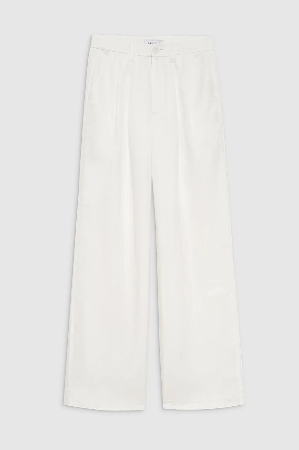 Carrie Pant - White Linen Blend