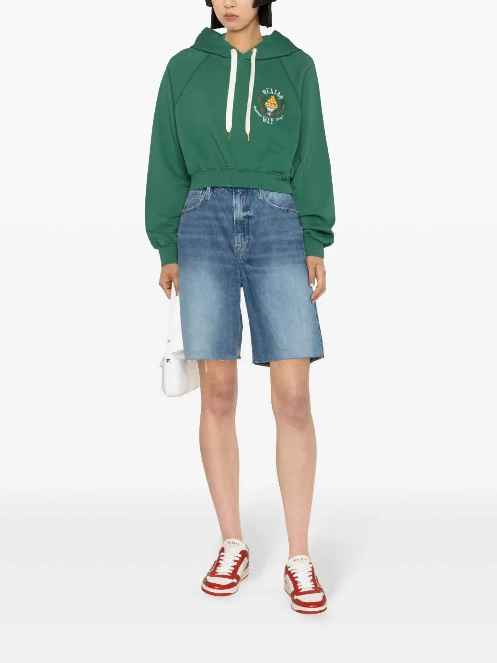 Casa Way Organic Cotton Cropped Hoodie