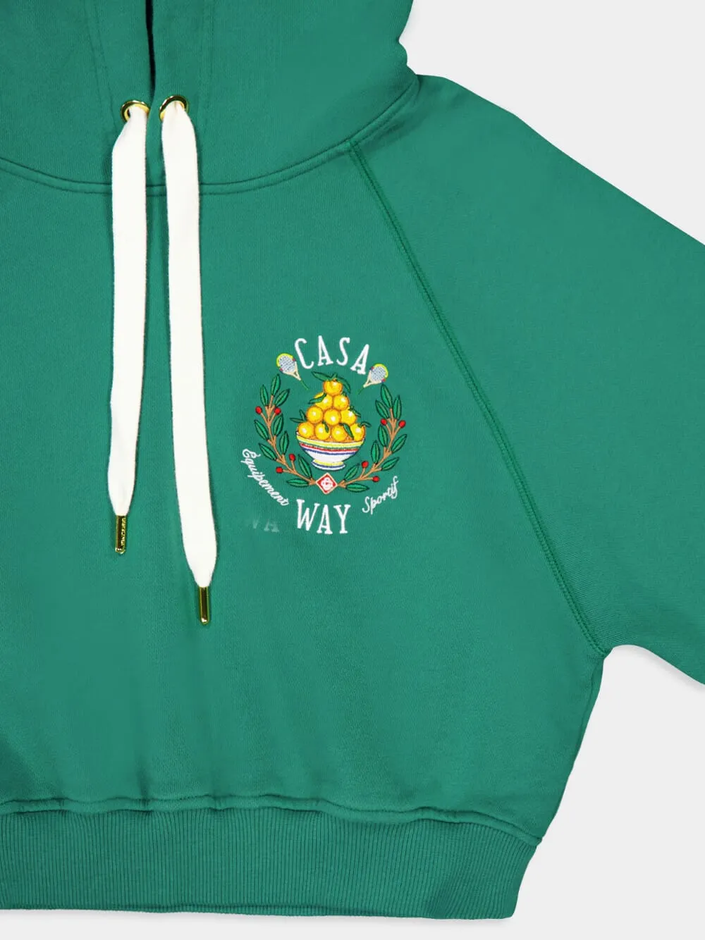 Casa Way Organic Cotton Cropped Hoodie