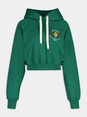 Casa Way Organic Cotton Cropped Hoodie