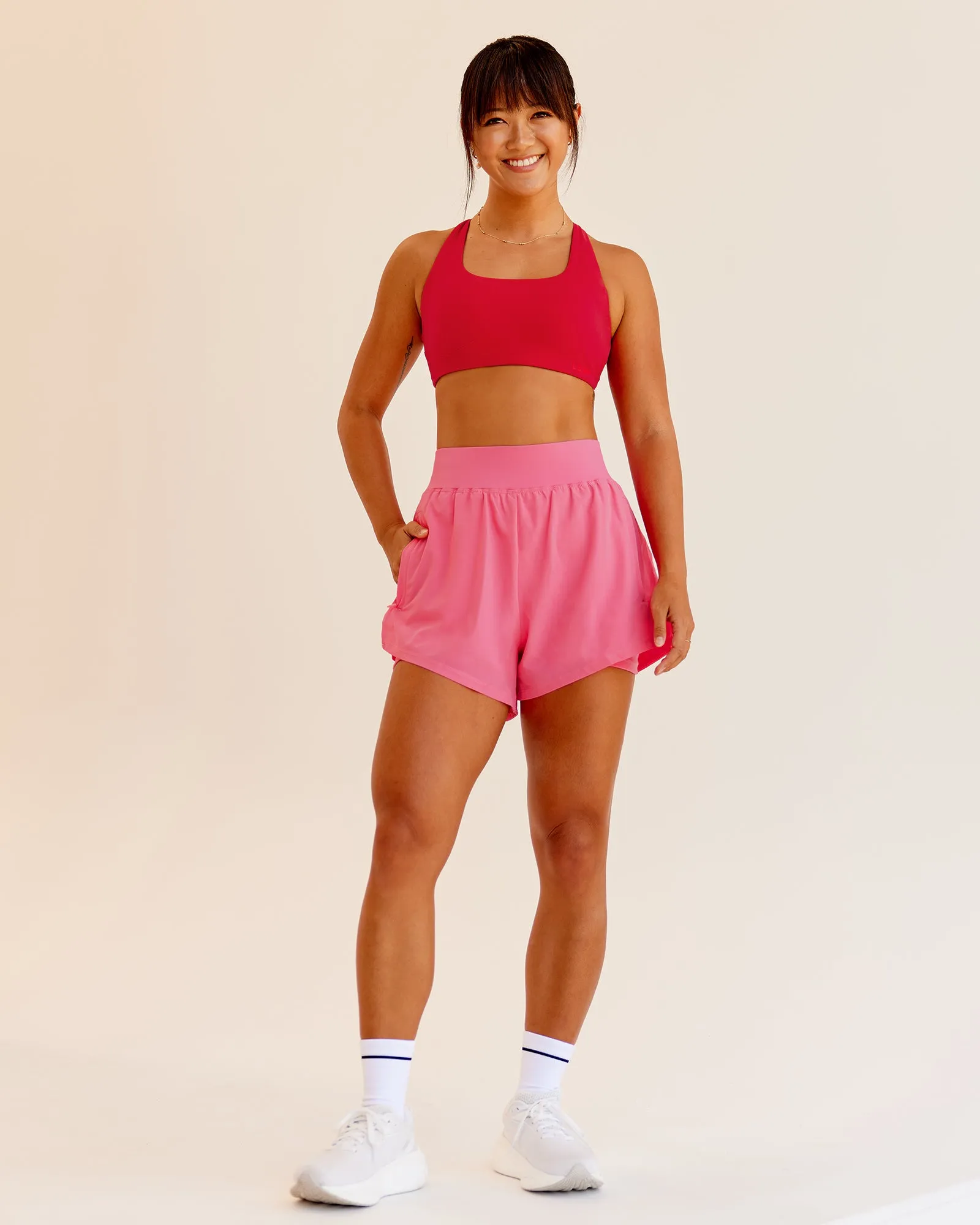 Challenger 3" Lined Performance Shorts - Pink Lemonade