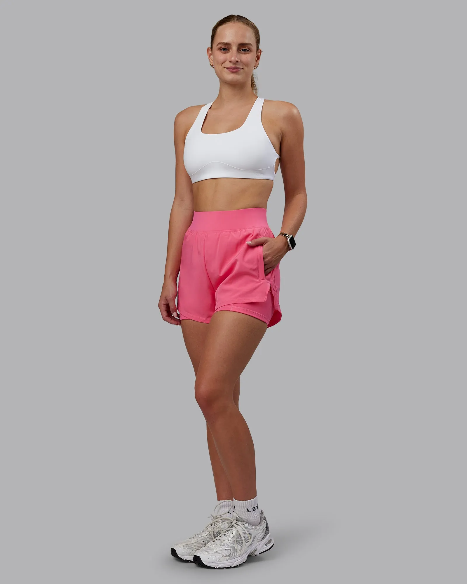 Challenger 3" Lined Performance Shorts - Pink Lemonade