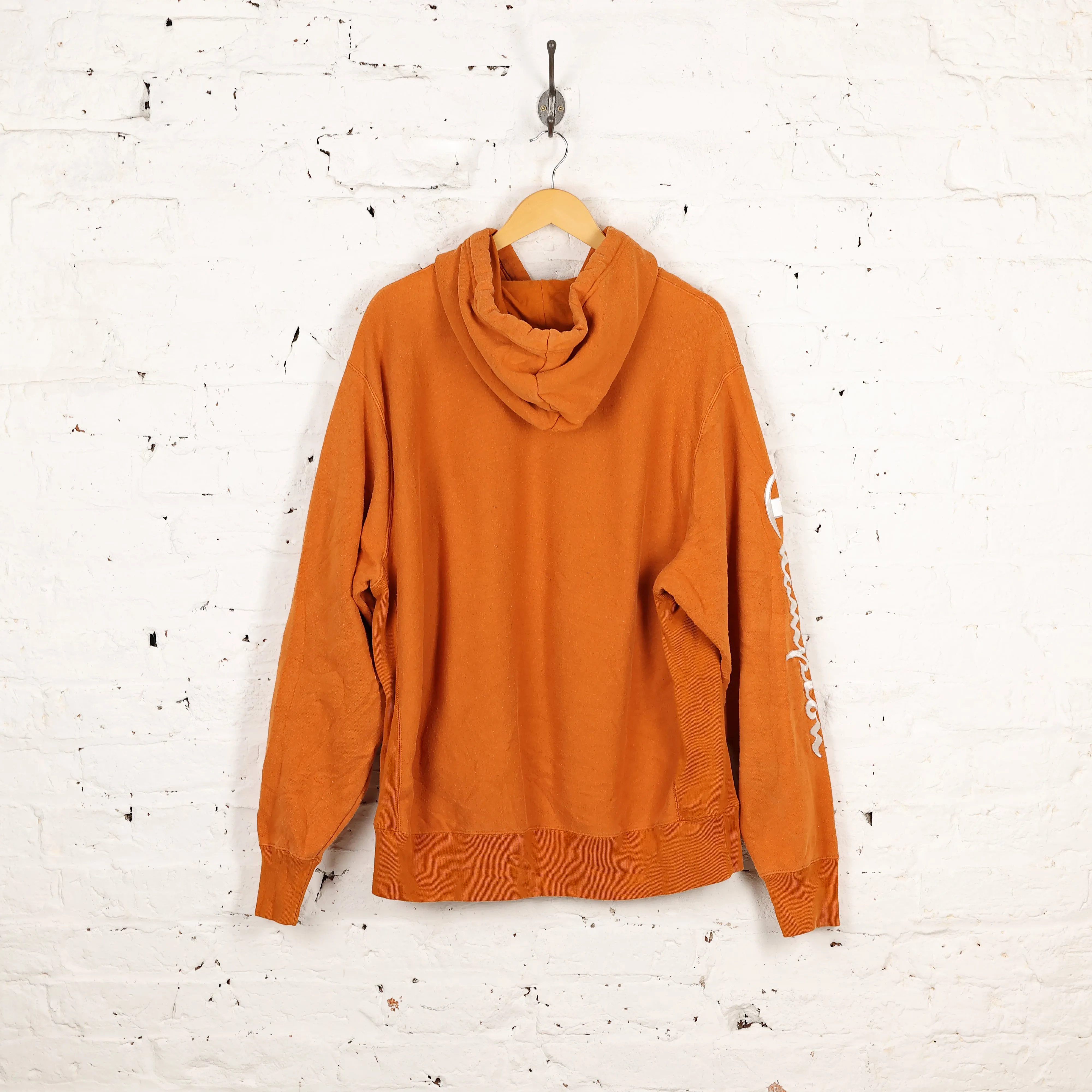 Champion Reverse Weave Hoodie - Orange - XL