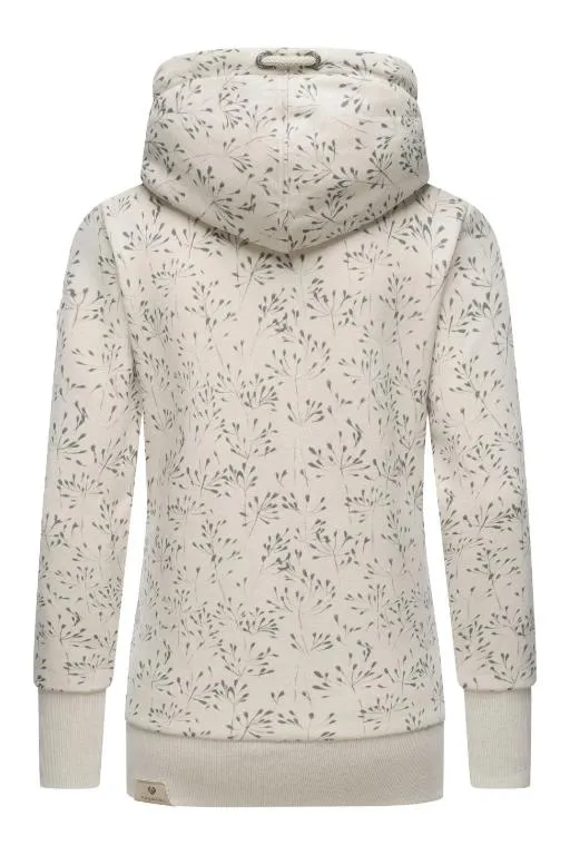 Chandail à capuche Gripy flowery bone de Ragwear